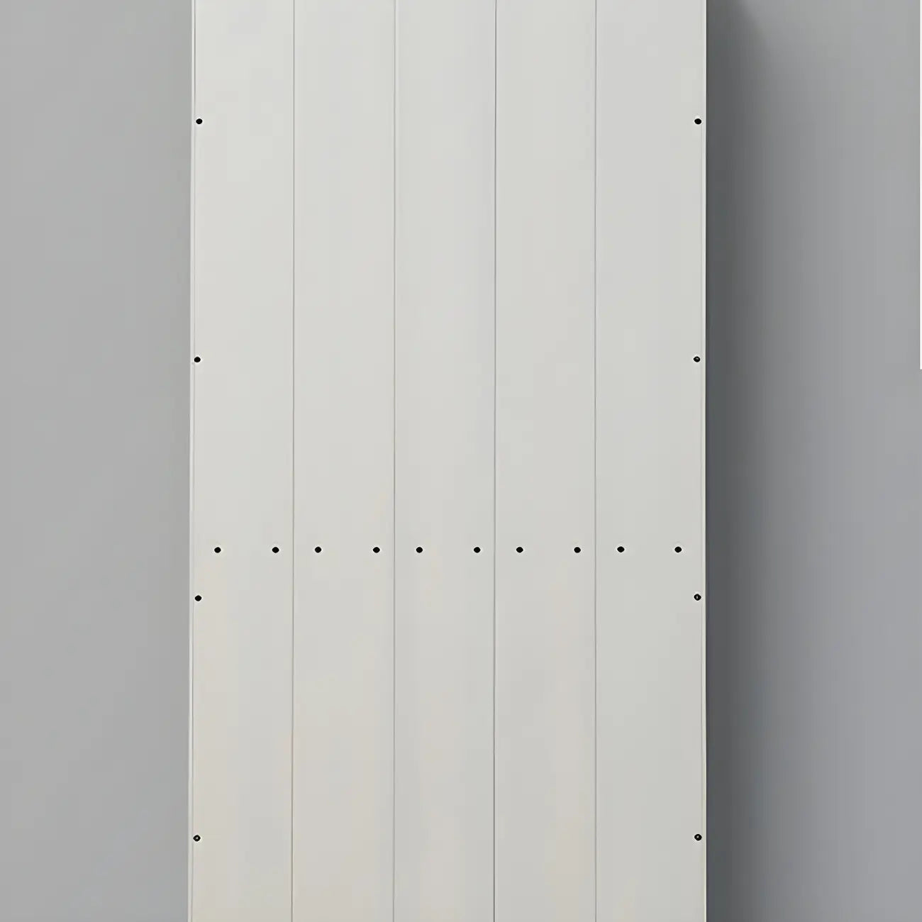 Bibliothèque rectangulaire classique et simple en bois blanc