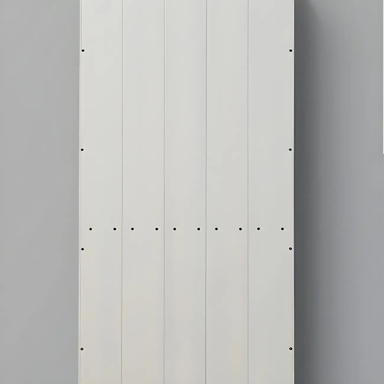 Bibliothèque rectangulaire classique et simple en bois blanc