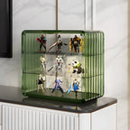 Vitrine empilable en acrylique transparent pour salon