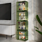 Vitrine empilable en acrylique transparent pour salon