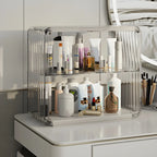 Vitrine empilable en acrylique transparent pour salon