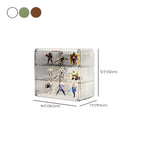 Vitrine empilable en acrylique transparent pour salon