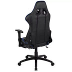 Sedia gaming reclinabile BlackArc in similpelle – Braccioli girevoli regolabili in altezza, poggiapiedi estraibile, cuscini poggiatesta e lombare
