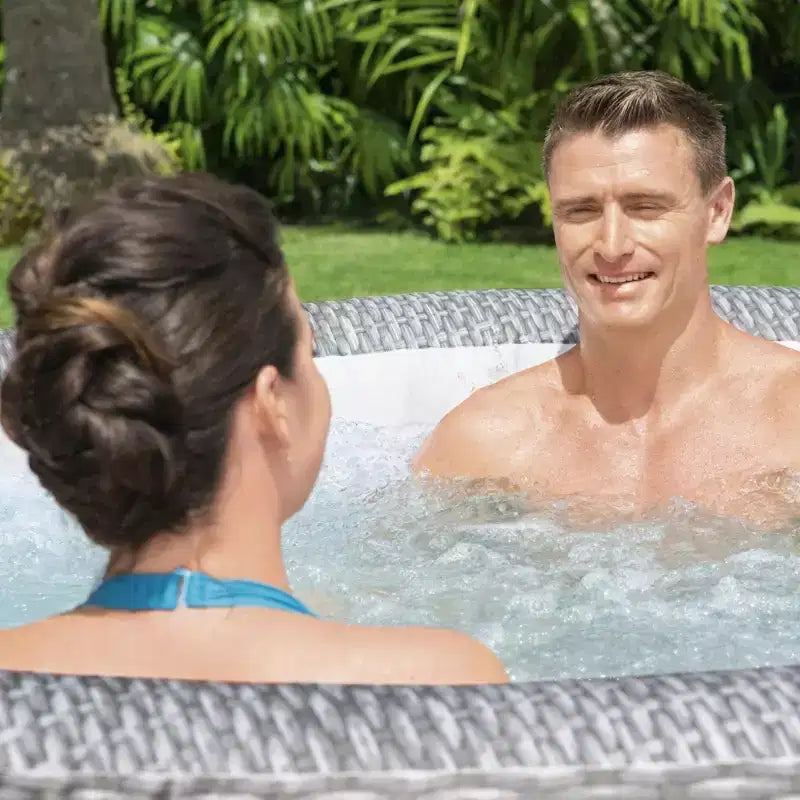 Baignoire balnéo Bestway SaluSpa AirJet Honolulu et 3 cartouches filtrantes Coleman Type VI