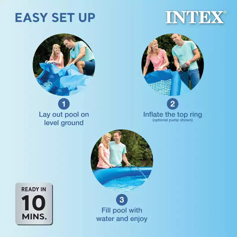 Piscine gonflable ronde Intex 26100EH Happy Crab Easy Set 1,83 m x 51 cm