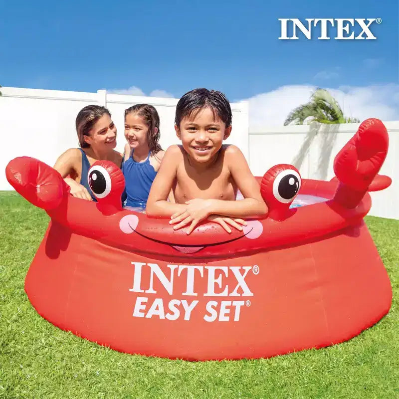 Piscine gonflable ronde Intex 26100EH Happy Crab Easy Set 1,83 m x 51 cm