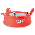 Piscine gonflable ronde Intex 26100EH Happy Crab Easy Set 1,83 m x 51 cm