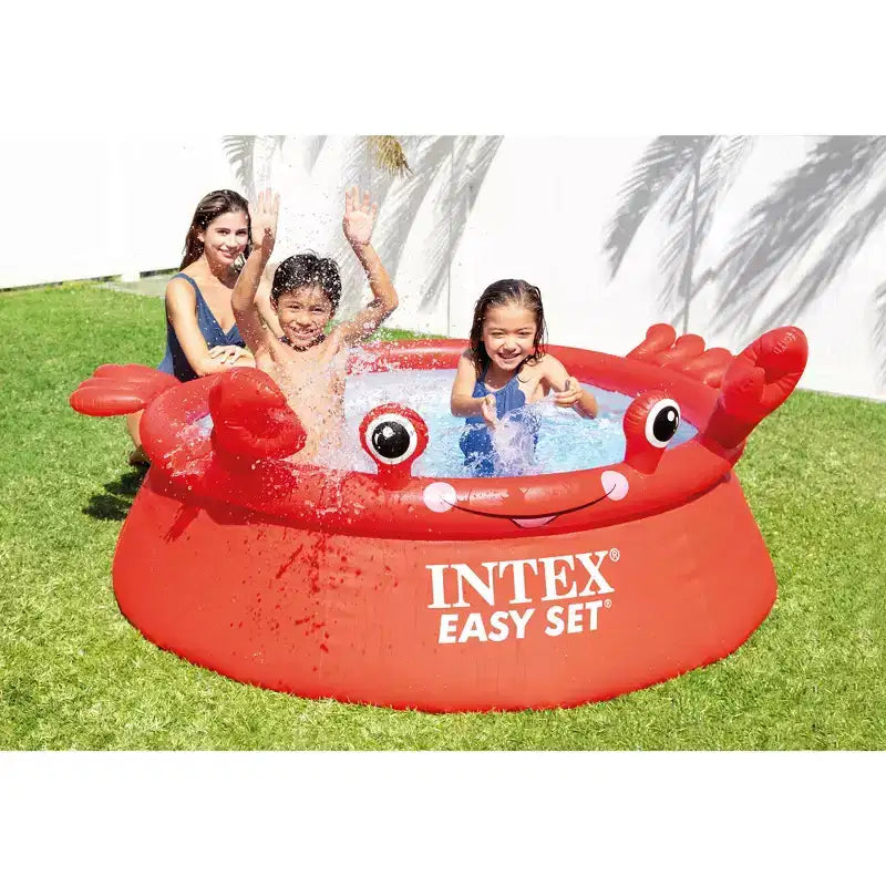 Piscine gonflable ronde Intex 26100EH Happy Crab Easy Set 1,83 m x 51 cm