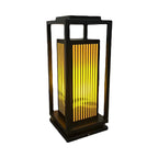 Abat-jour rectangulaire vertical élégant pour poteau lumineux