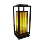Abat-jour rectangulaire vertical élégant pour poteau lumineux