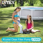 Piscine hors sol Intex 2,59 m x 1,60 m x 66 cm avec cadre et pompe de piscine de 3 785 l/h