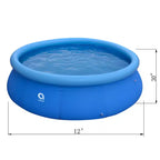 Piscine gonflable JLeisure 12' x 30 Prompt Set pour enfants (lot de 2)