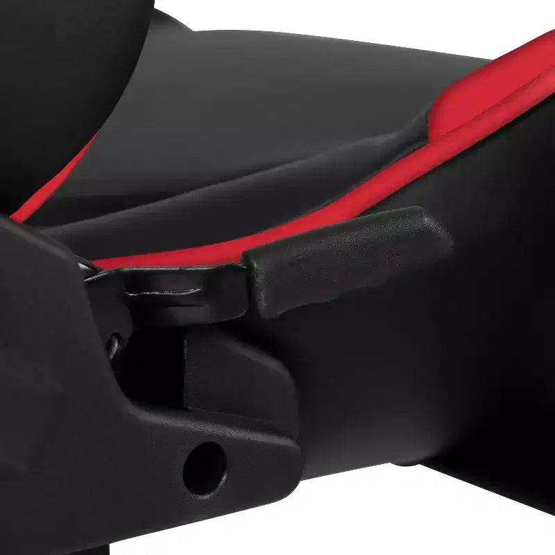 Ensemble chaise et bureau de jeu BlackArc Echo : Chaise de jeu inclinable en similicuir noir et rouge ; Bureau de jeu avec crochet pour casque et porte-gobelet
