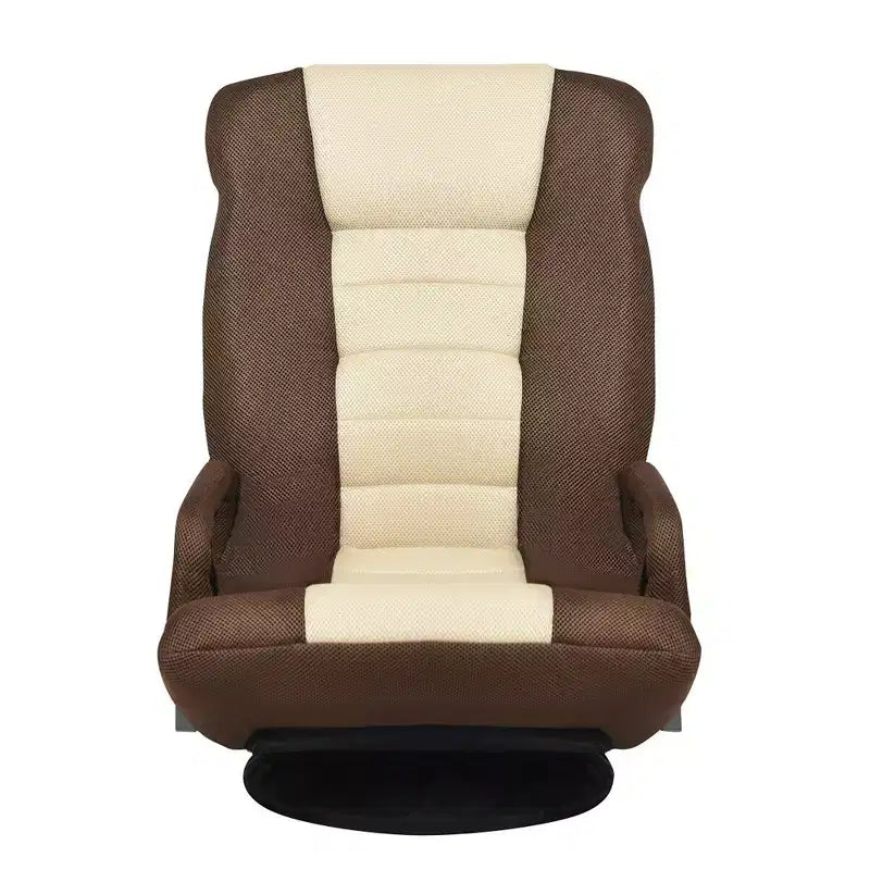 Chaise de jeu au sol pivotante à 360 degrés Costway avec dossier pliable et réglable