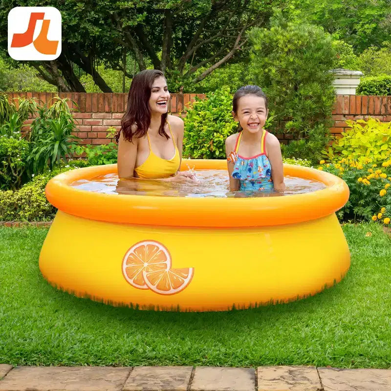 JLeisure Sun Club 12010 Piscine gonflable d'extérieur pour enfants, de 152 cm x 42 cm, pour 1 à 2 personnes, avec effet 3D, bleue