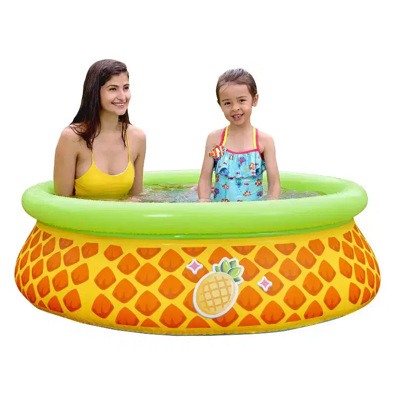 JLeisure Sun Club 12010 Piscine gonflable d'extérieur pour enfants, de 152 cm x 42 cm, pour 1 à 2 personnes, avec effet 3D, bleue