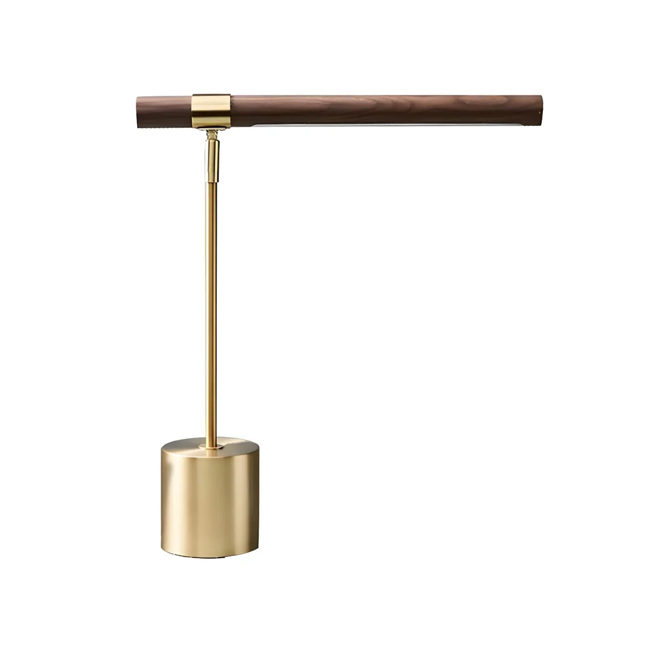Lampe de chevet moderne linéaire dorée à LED en acrylique, à intensité variable