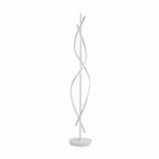Lampadaire moderne à LED 3 couleurs, forme torsadée et linéaire, pour salon