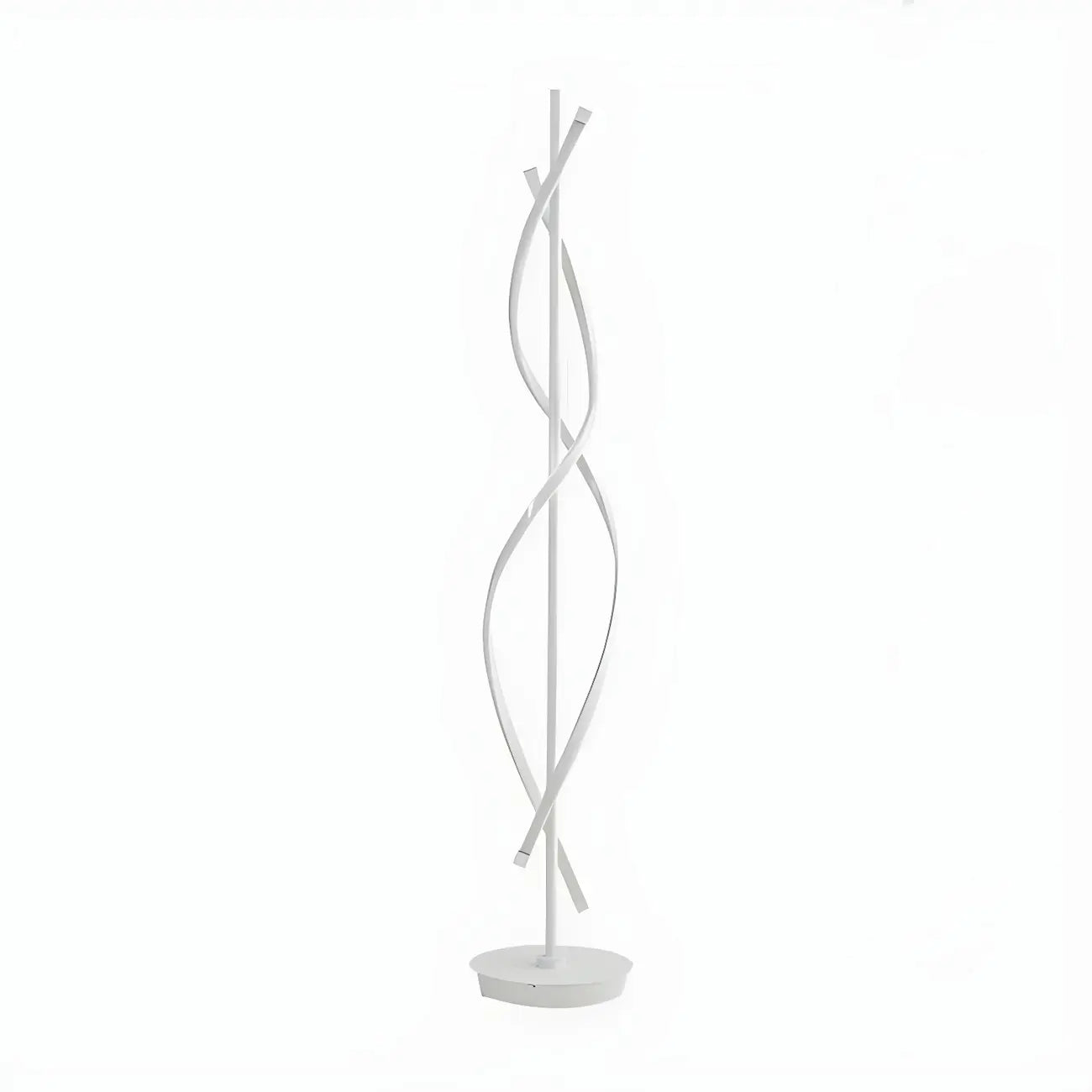 Lampadaire moderne à LED 3 couleurs, forme torsadée et linéaire, pour salon