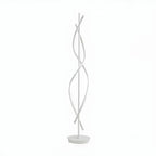 Lampadaire moderne à LED 3 couleurs, forme torsadée et linéaire, pour salon