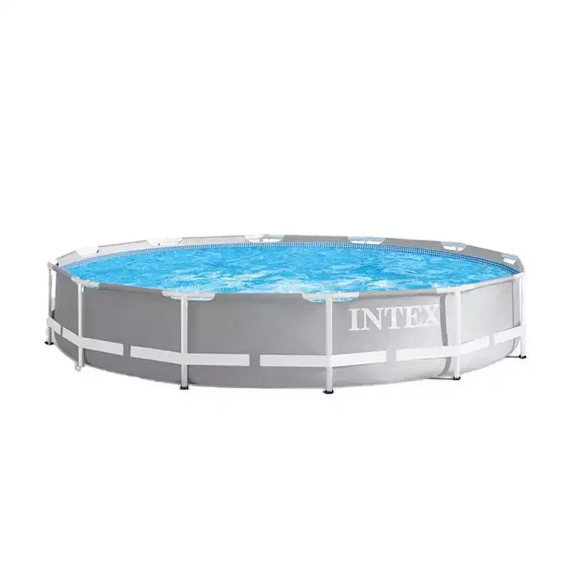Ensemble de piscine hors sol à cadre Intex 26711EH de 3,66 m x 76 cm et robot aspirateur