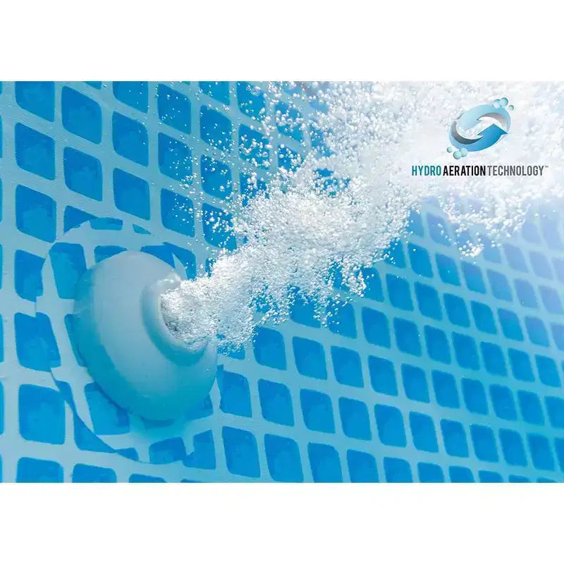 Ensemble de piscine hors sol à cadre Intex 26711EH de 3,66 m x 76 cm et robot aspirateur