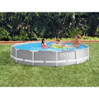Ensemble de piscine hors sol à cadre Intex 26711EH de 3,66 m x 76 cm et robot aspirateur