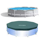 Intex 10'x30 Round Above Ground Swimming Pool & 10' Round Swimming Pool Cover