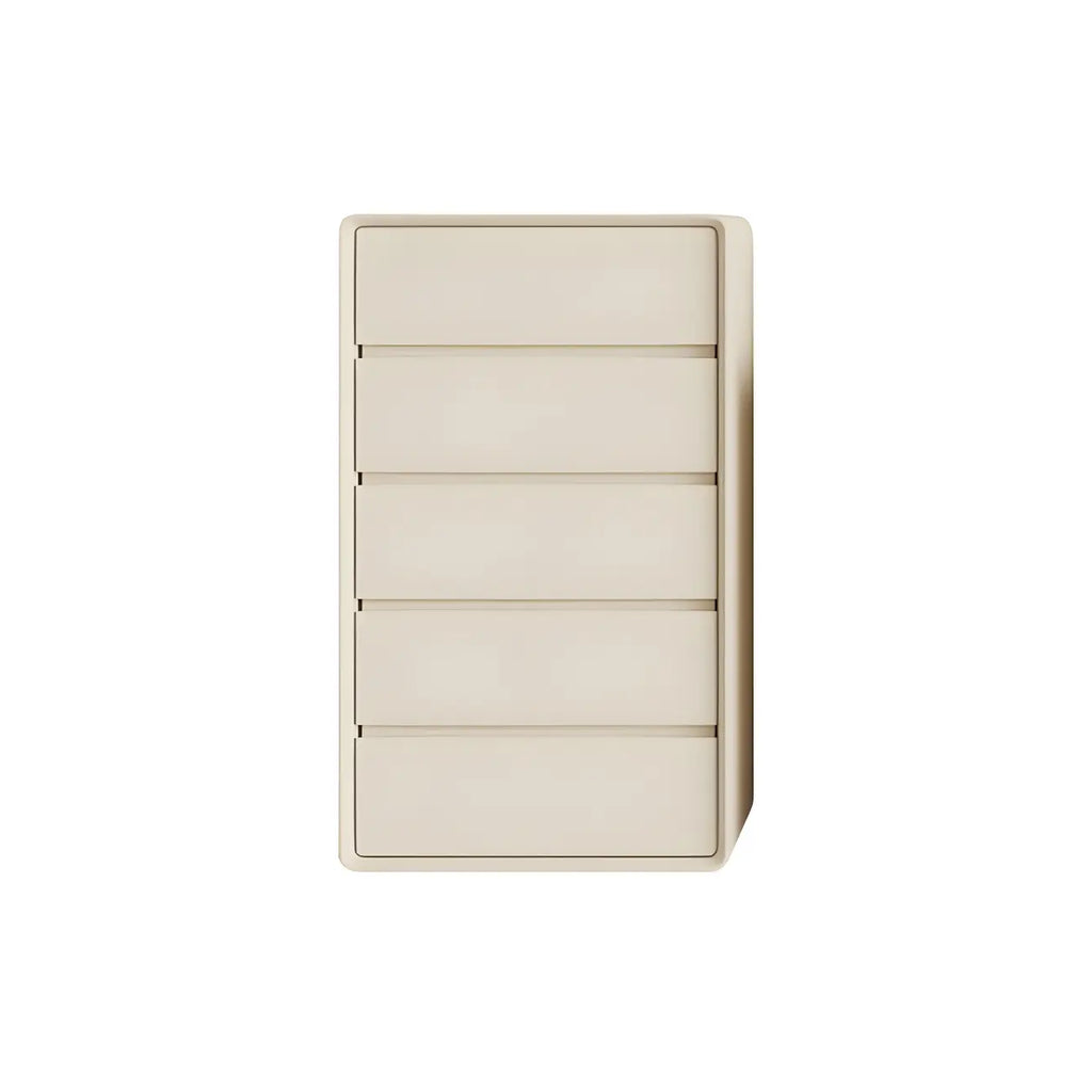 Commodes classiques en bois beige avec tiroirs à fermeture amortie
