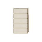 Commodes classiques en bois beige avec tiroirs à fermeture amortie