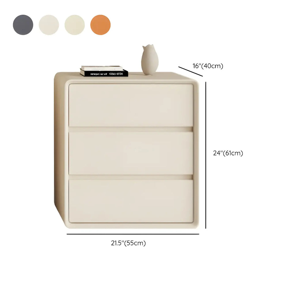 Commodes classiques en bois beige avec tiroirs à fermeture amortie