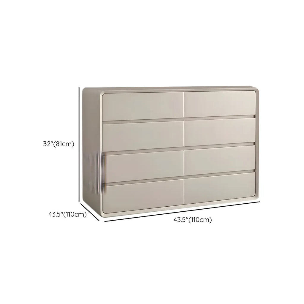Commodes classiques en bois beige avec tiroirs à fermeture amortie
