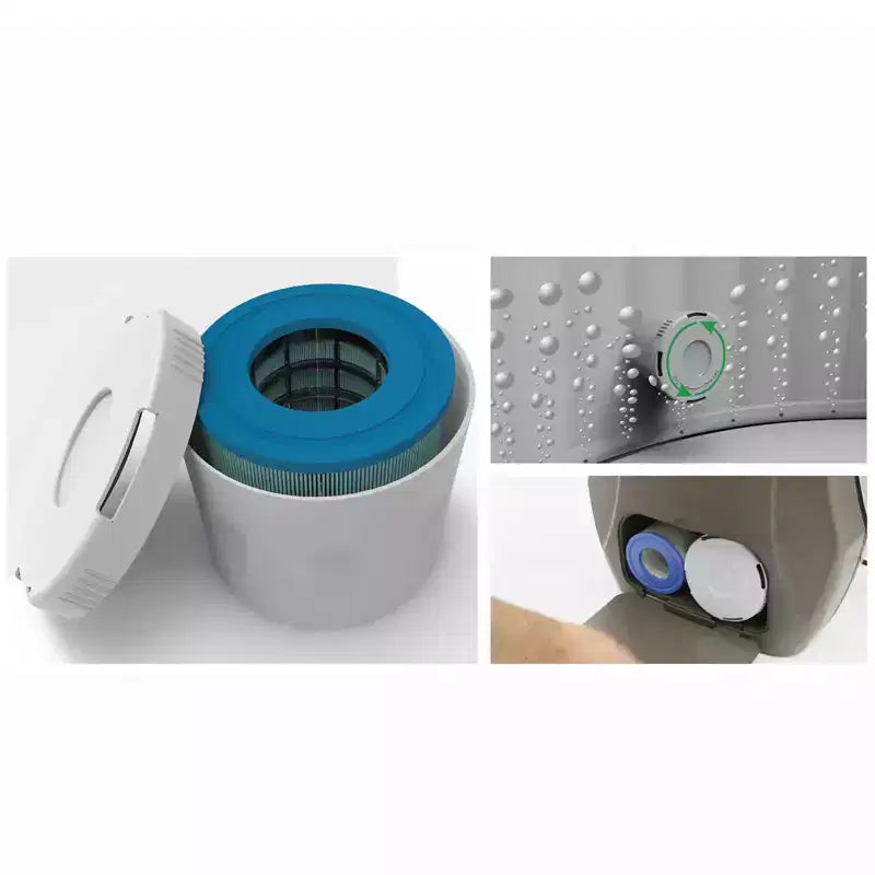 Spa portable avec parois en mousse rigide pour 6 personnes Pool Central Avenli Aegean