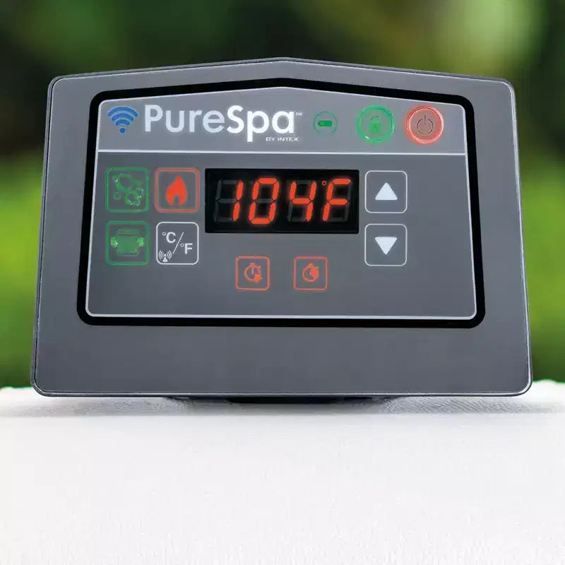 Intex PureSpa Plus Bain à remous gonflable et kit d'accessoires d'entretien Intex PureSpa