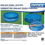 Bâche de piscine Intex 3,66 m avec piscine à cadre métallique 3,66 x 0,76 m avec filtres Intex (lot de 6)