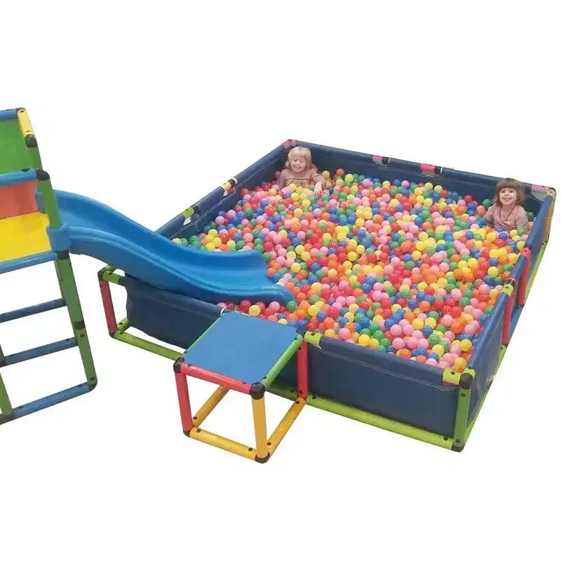 Funphix Piscine à construire/Piscine de jeu extérieure, fosse à balles, bac à sable/Se connecte avec d'autres ensembles Funphix