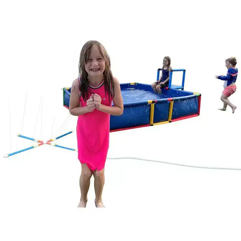 Funphix Piscine à construire/Piscine de jeu extérieure, fosse à balles, bac à sable/Se connecte avec d'autres ensembles Funphix