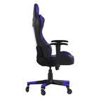Flash Furniture X20 Sedia da gaming, sedia da ufficio da corsa per computer PC, regolabile con schienale reclinabile e ruote trasparenti