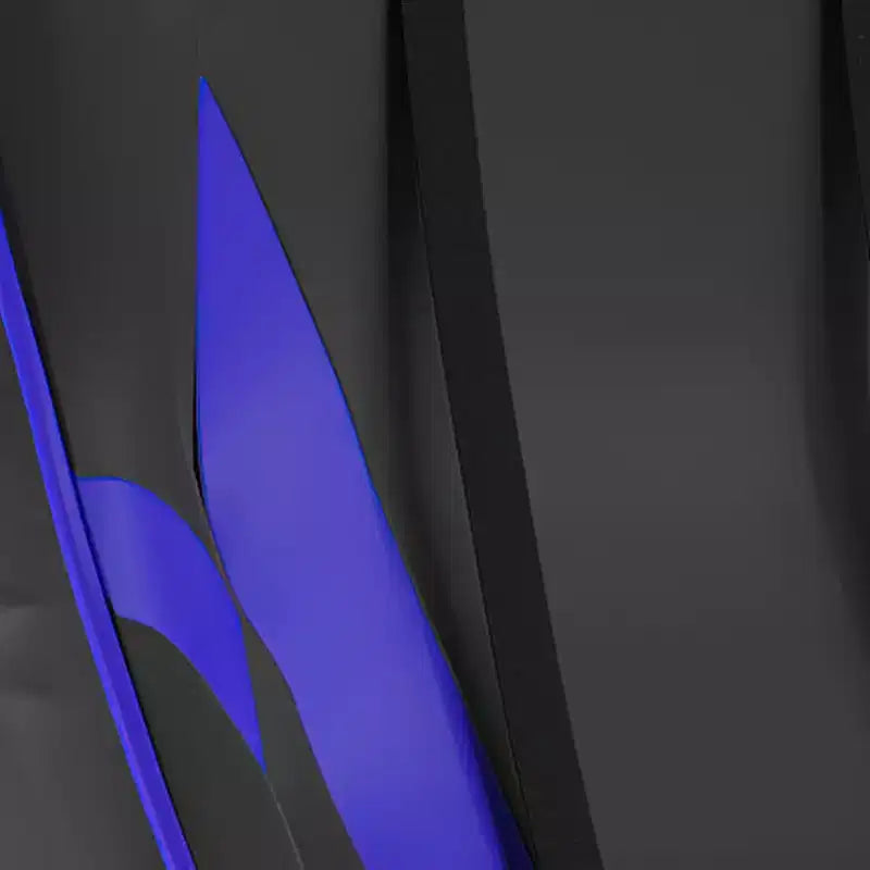Flash Furniture X20 Sedia da gaming, sedia da ufficio da corsa per computer PC, regolabile con schienale reclinabile e ruote trasparenti