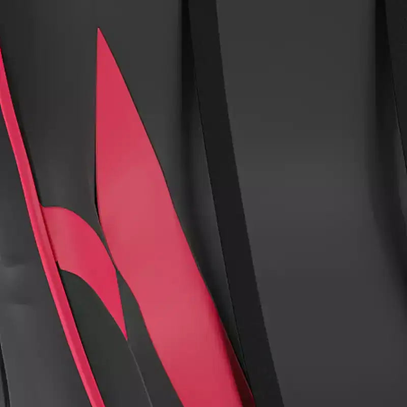 Flash Furniture X20 Sedia da gaming, sedia da ufficio da corsa per computer PC, regolabile con schienale reclinabile e ruote trasparenti