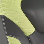 Sedia da gaming Flash Furniture X10 sedia da ufficio da corsa per PC computer con braccioli ribaltabili e ruote trasparenti