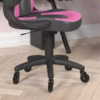 Sedia da gaming Flash Furniture X10 sedia da ufficio da corsa per PC computer con braccioli ribaltabili e ruote trasparenti