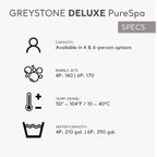 Spa Gonflable Carré Portable Intex PureSpa Plus avec 190 Jets à Bulles et Pompe Chauffante Intégrée