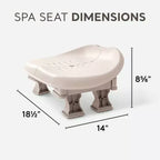 Spa gonflable Intex PureSpa Plus, kit d'entretien et siège amovible (lot de 2)