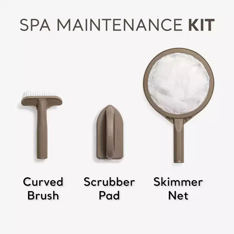 Spa gonflable carré Intex PureSpa Plus avec kit d'accessoires d'entretien