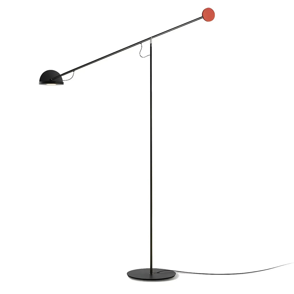 Lampadaire moderne à bras articulé LED en métal pour salon