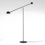 Lampadaire moderne à bras articulé LED en métal pour salon
