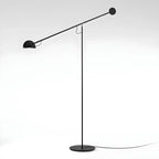 Lampadaire moderne à bras articulé LED en métal pour salon