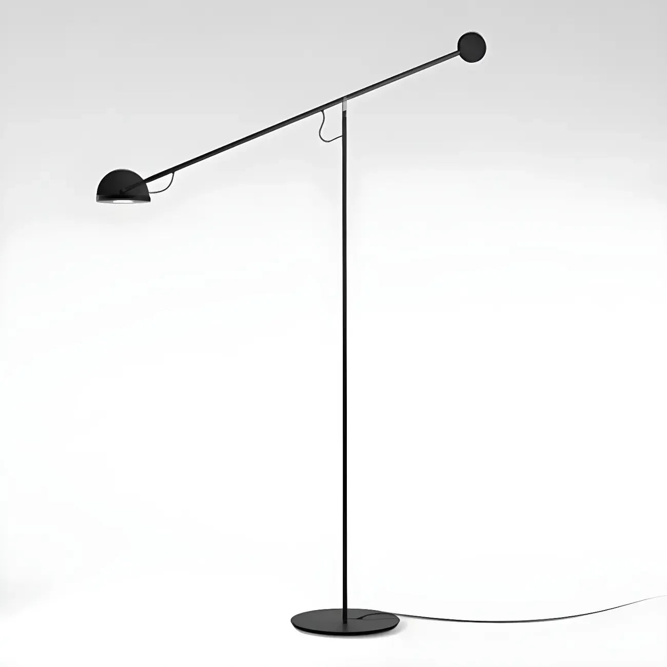 Lampadaire moderne à bras articulé LED en métal pour salon