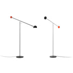Lampadaire moderne à bras articulé LED en métal pour salon